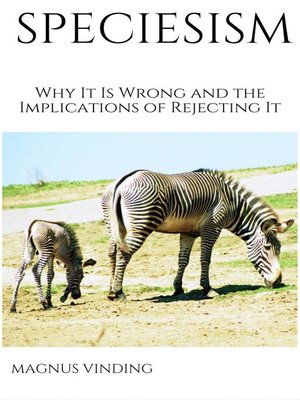 cover image of Speciesism